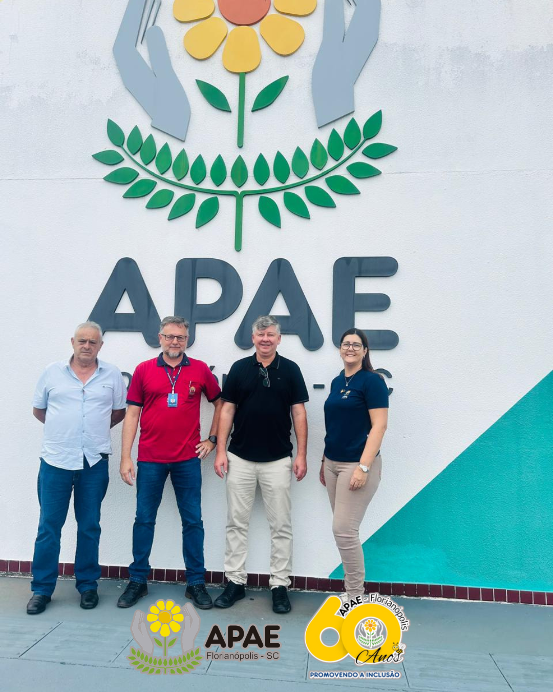 Visita do Prefeito de Treze Tilias à APAE